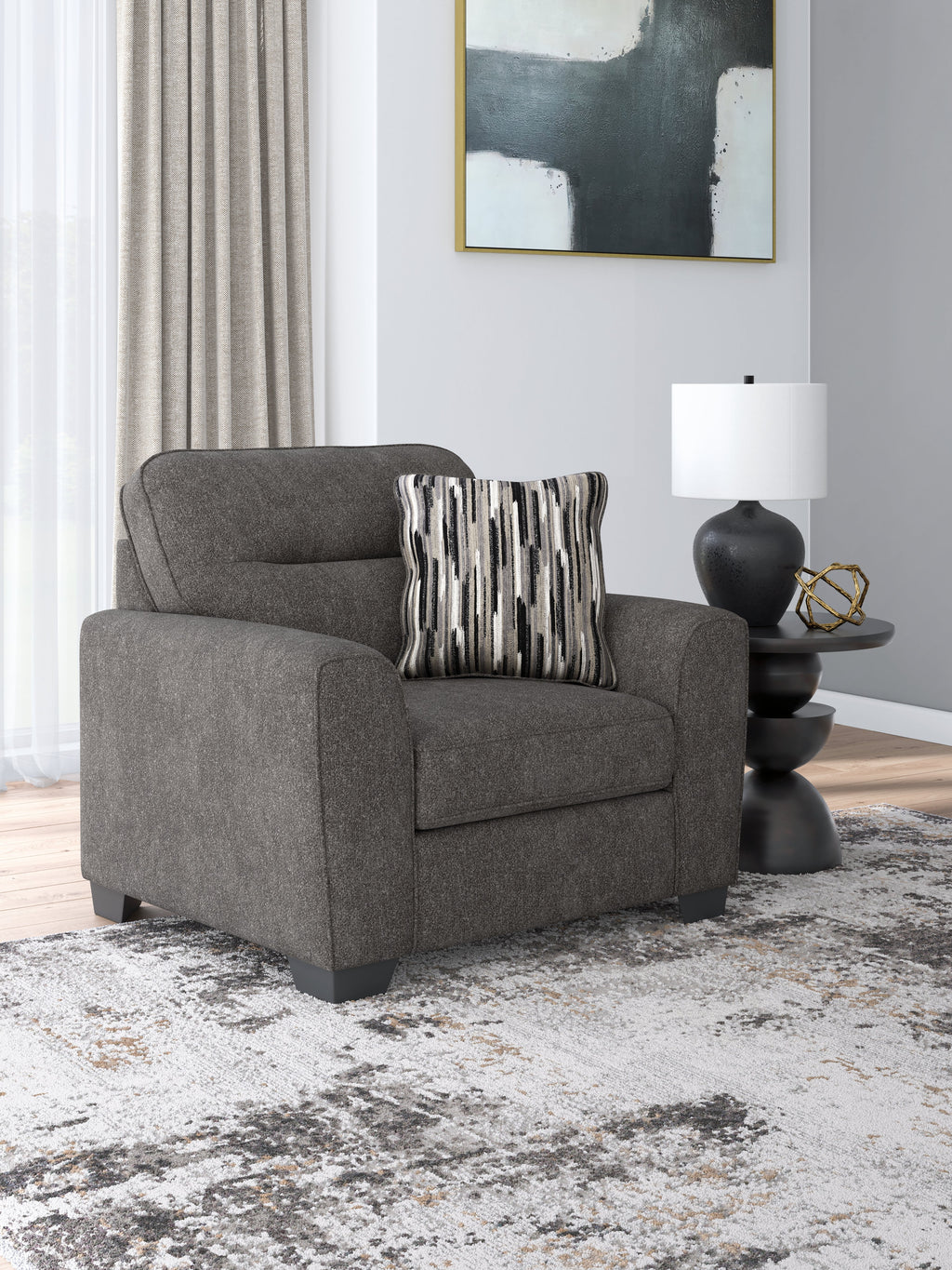 Olten Graphite Chair and a Half