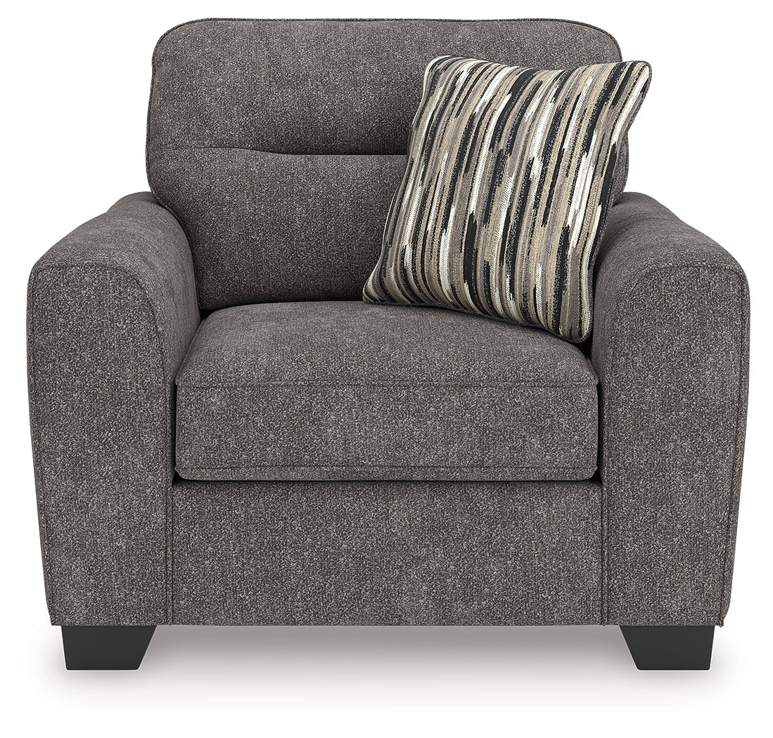 Olten Graphite Chair and a Half
