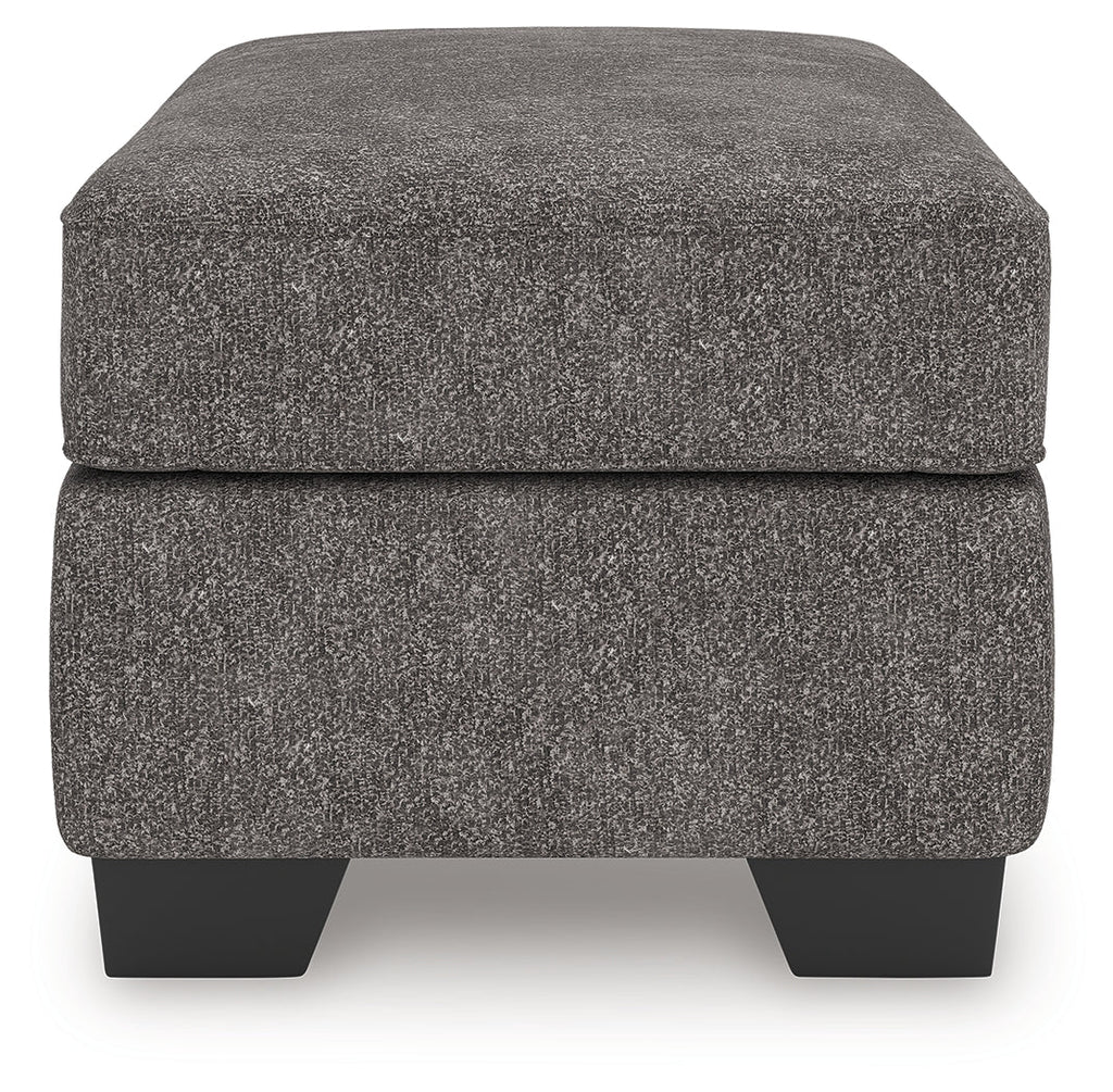 Olten Graphite Ottoman