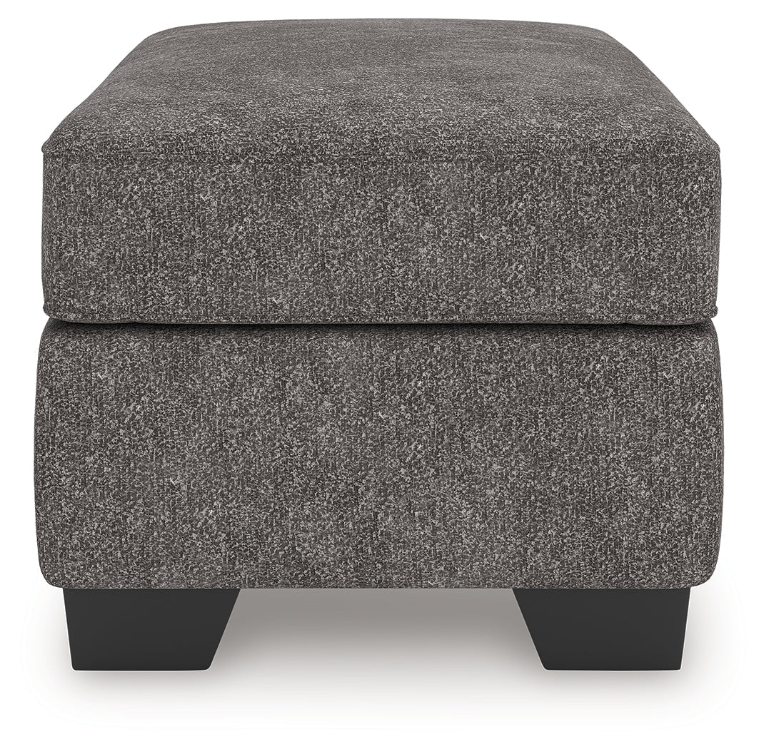 Olten Graphite Ottoman