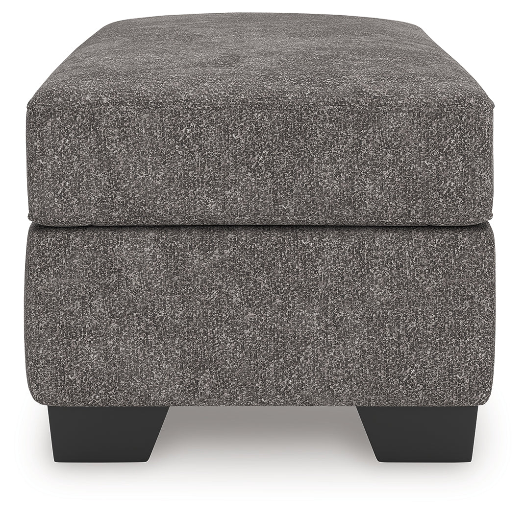 Olten Graphite Ottoman