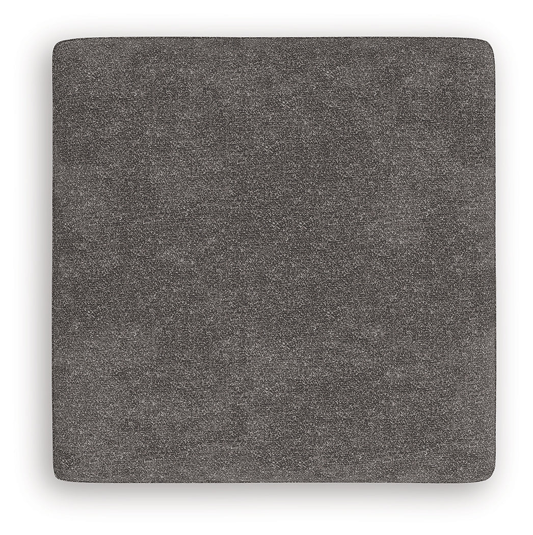 Olten Graphite Oversized Accent Ottoman