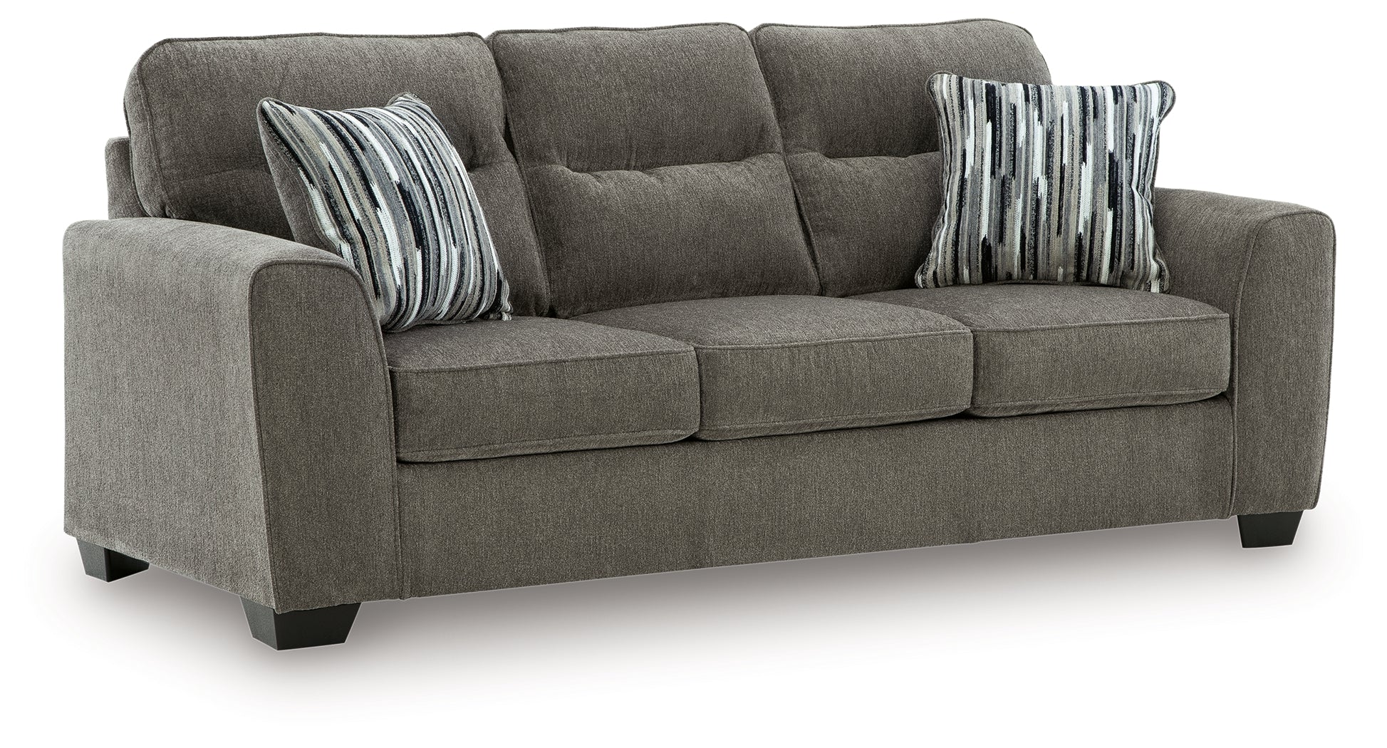 Olten Graphite Sofa and Loveseat