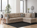 Olten Mocha 2-Piece Sectional with Chaise