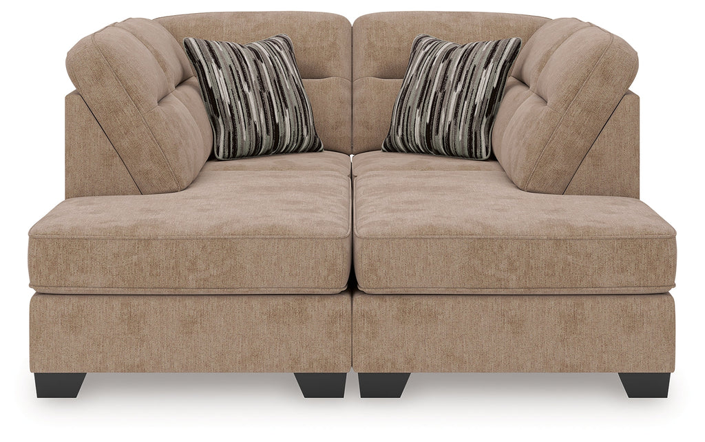 Olten Mocha 2-Piece Super Chaise