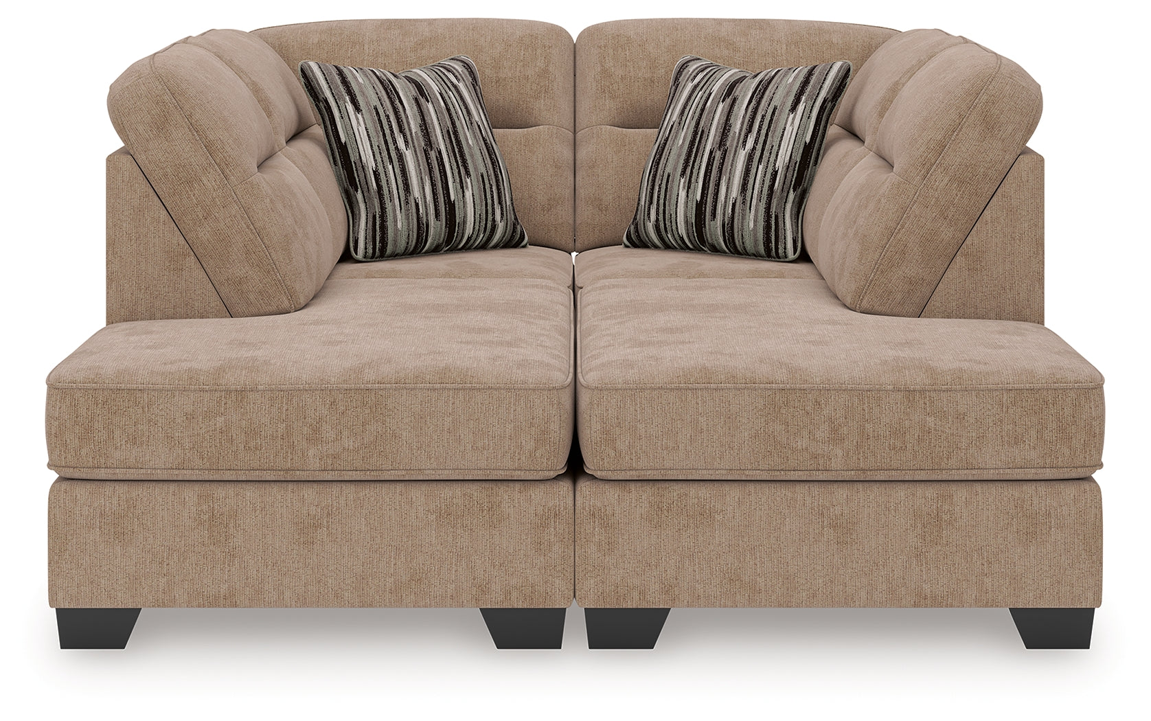 Olten Mocha 2-Piece Super Chaise