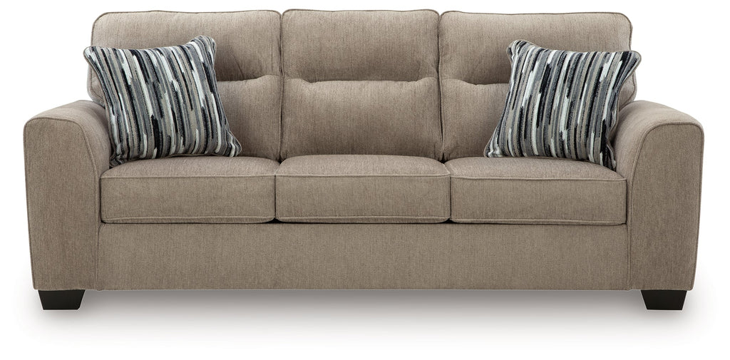Olten Mocha Sofa and Loveseat