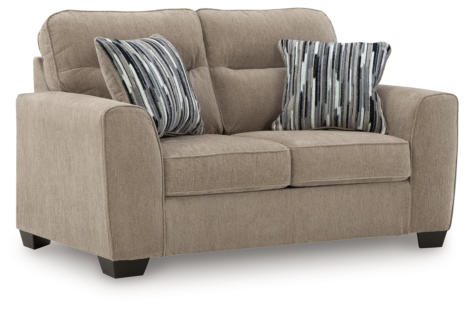 Olten Mocha Sofa and Loveseat