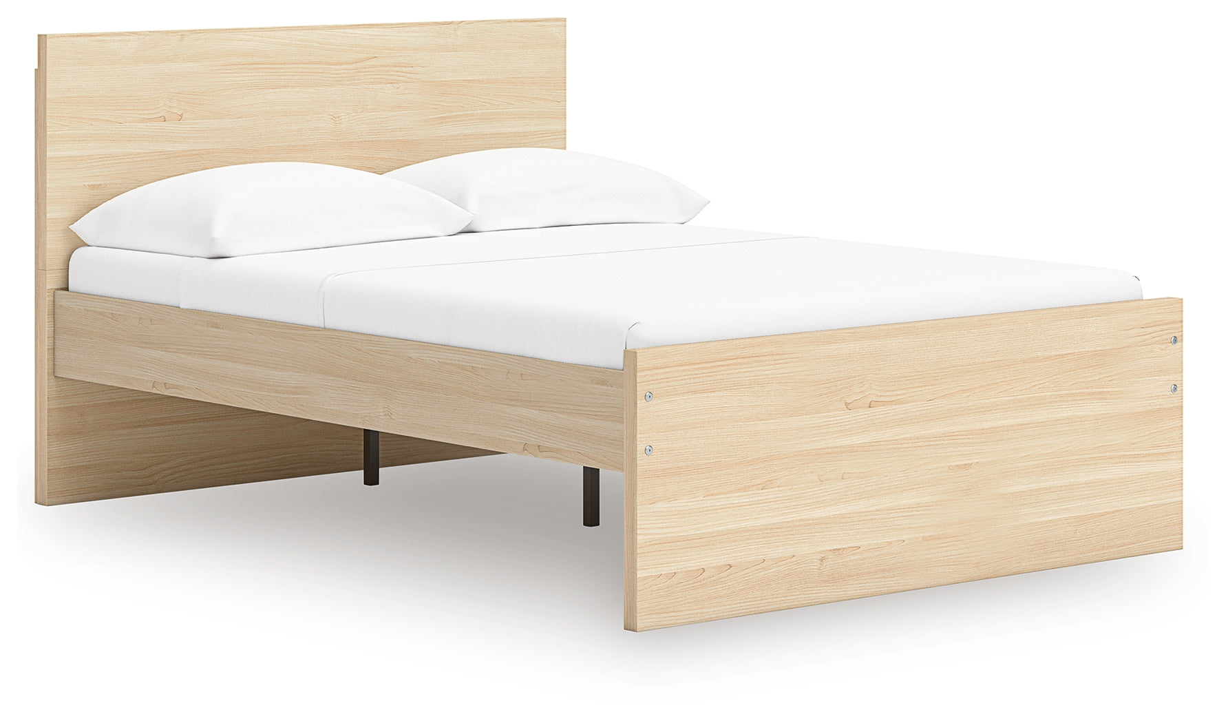 Onita Natural Full Panel Platform Bed