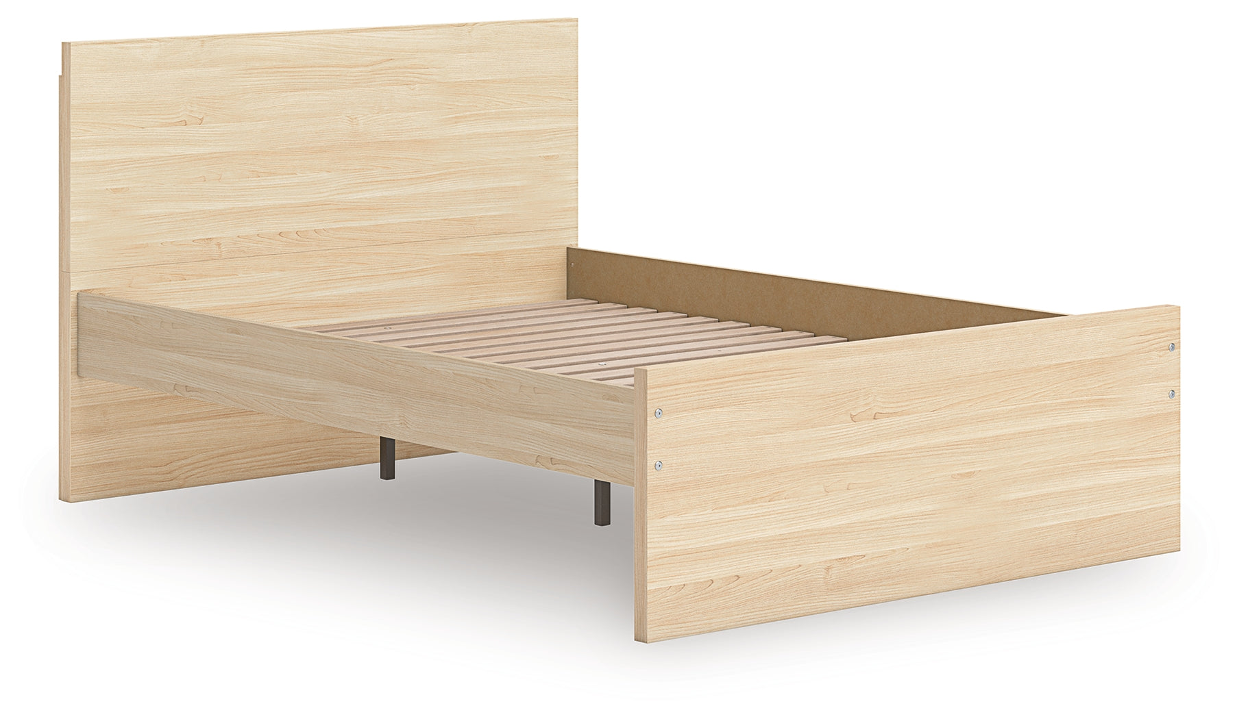 Onita Natural Full Panel Platform Bed
