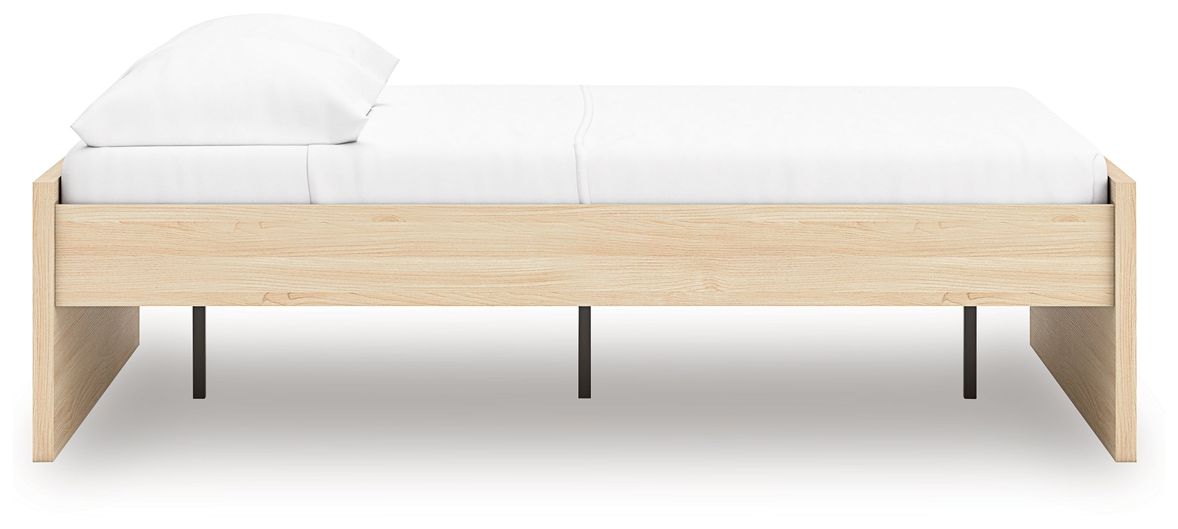 Onita Natural Full Platform Bed