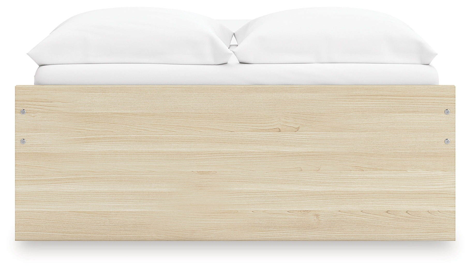 Onita Natural Full Platform Bed with 2 Side Storage