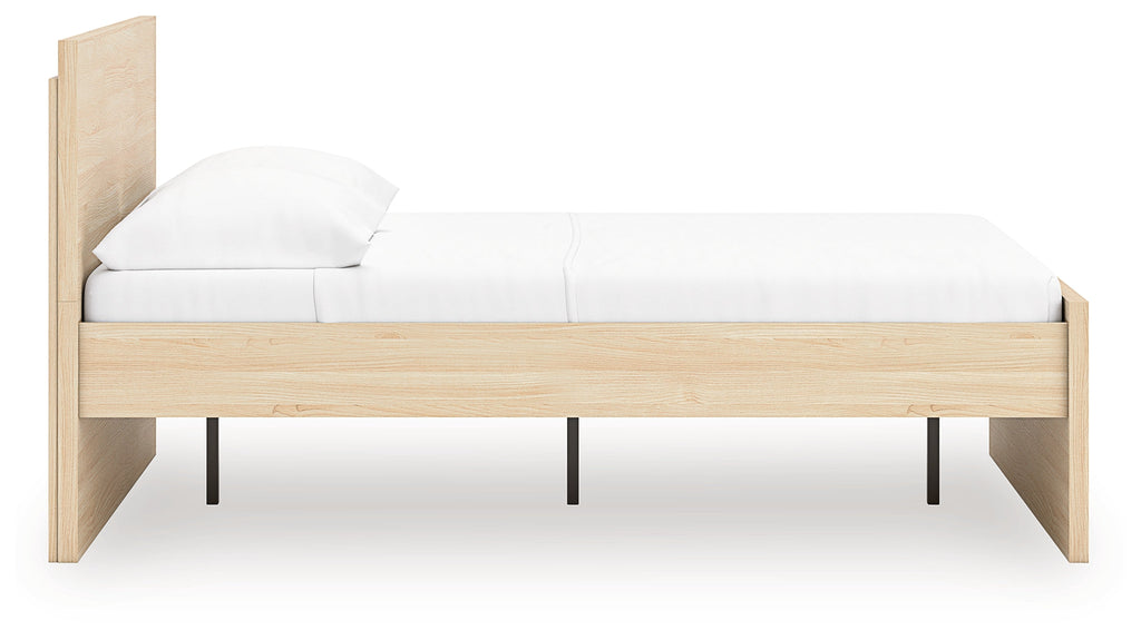 Onita Natural King Panel Platform Bed