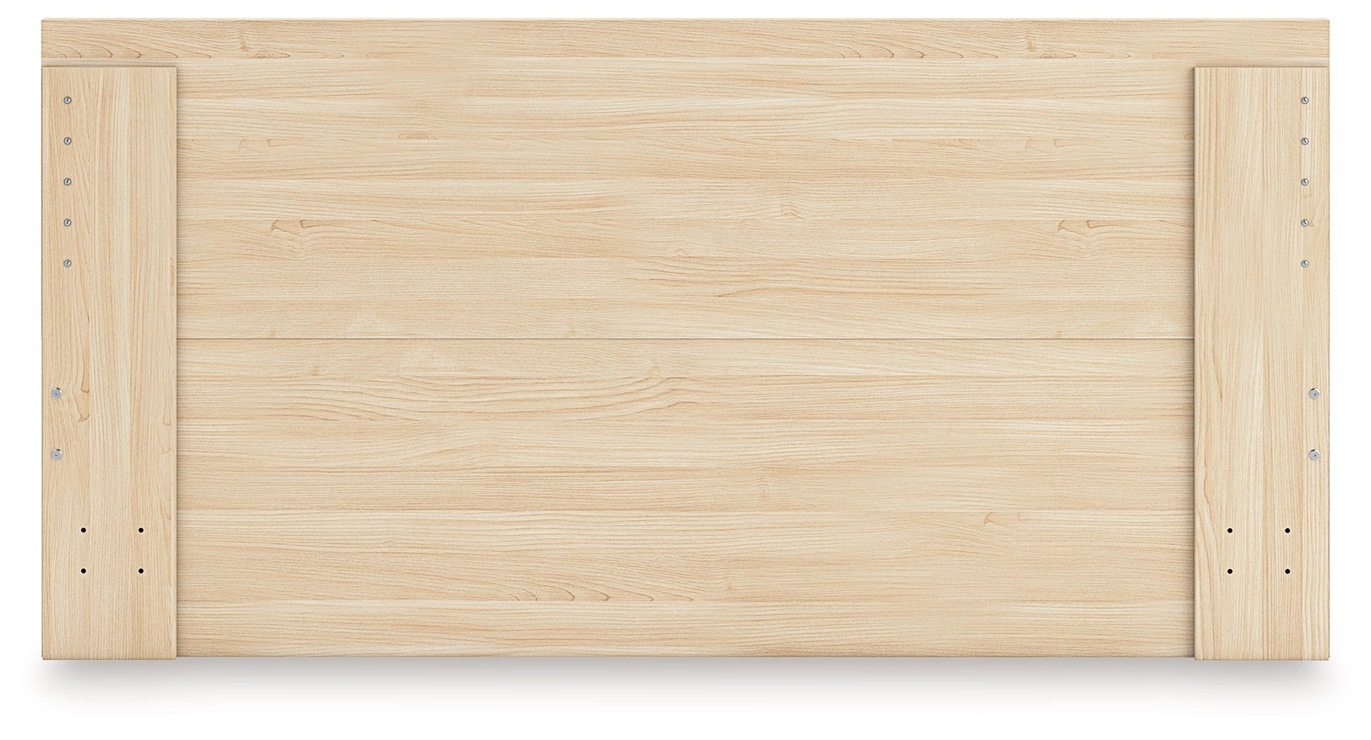 Onita Natural King Panel Platform Bed with Storage