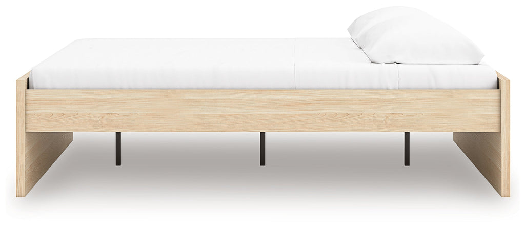 Onita Natural King Platform Bed