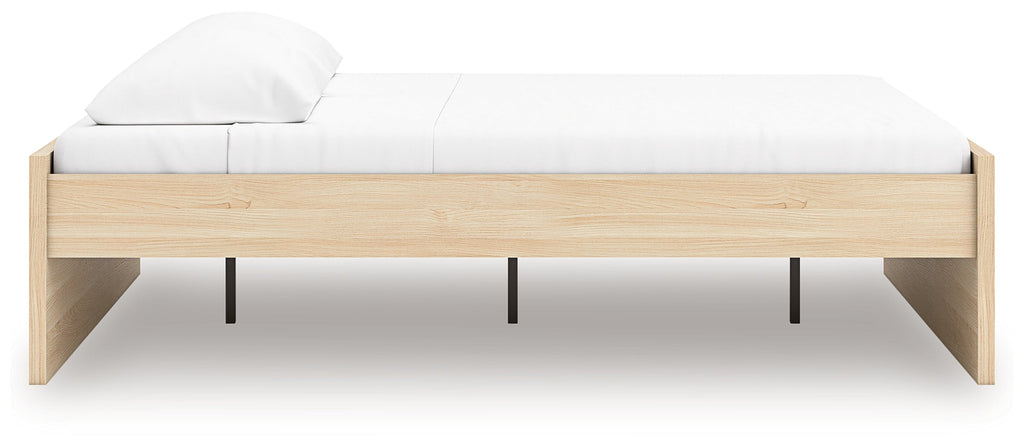 Onita Natural King Platform Bed