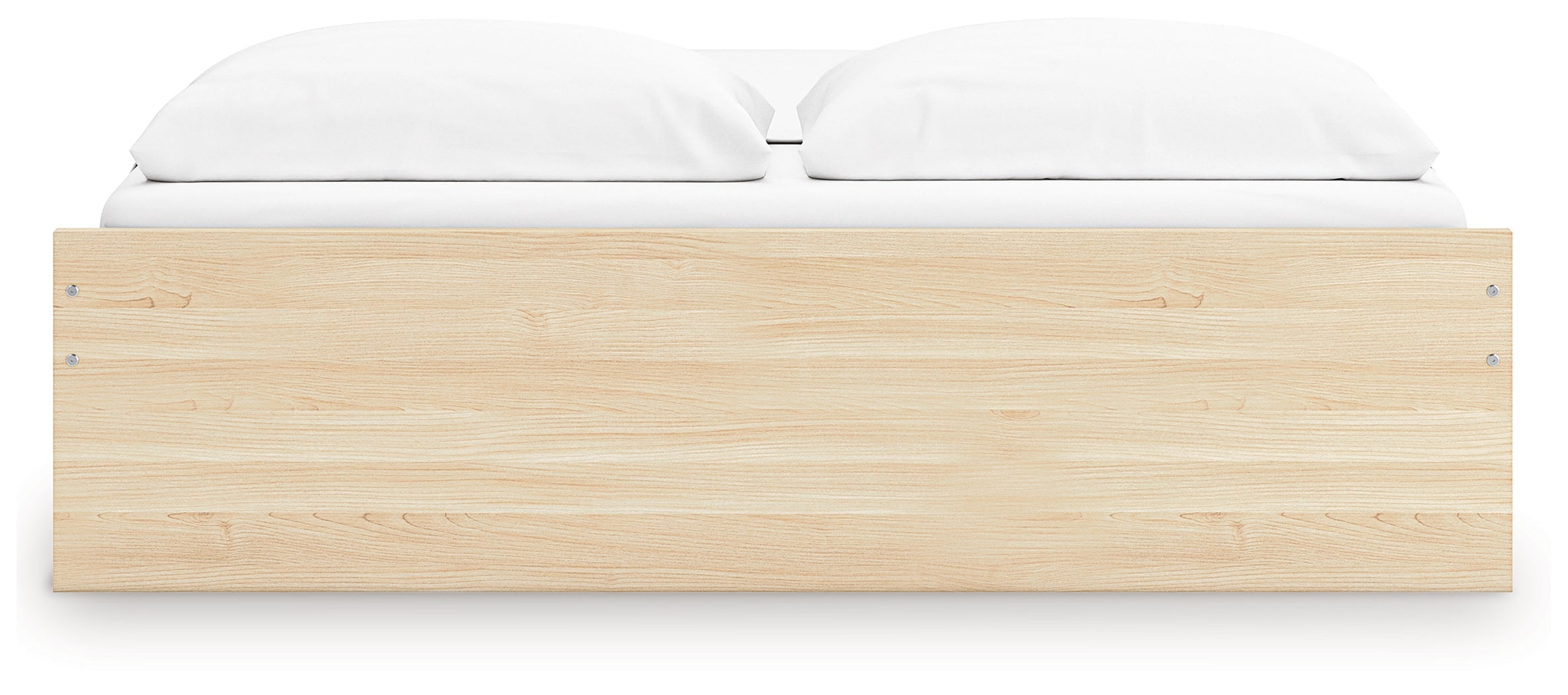 Onita Natural King Platform Bed with 2 Side Storage