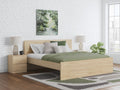 Onita Natural Queen Panel Platform Bed