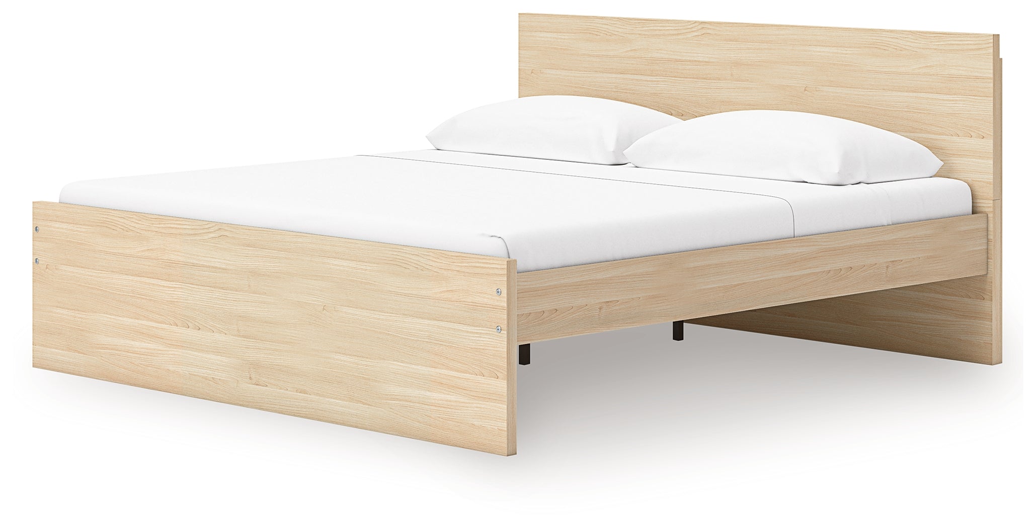 Onita Natural Queen Panel Platform Bed