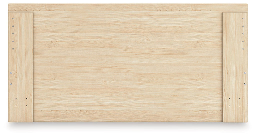Onita Natural Queen Panel Platform Bed