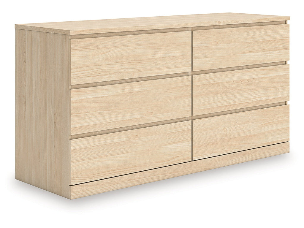Onita Natural Six Drawer Dresser