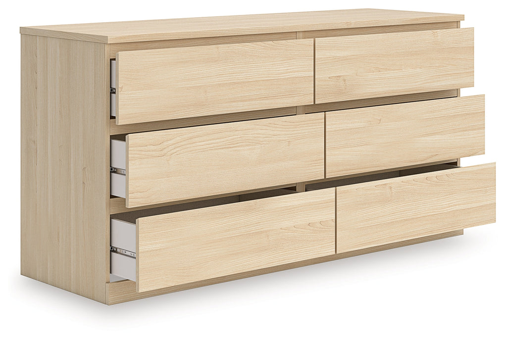 Onita Natural Six Drawer Dresser