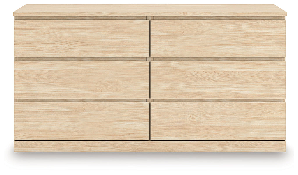 Onita Natural Six Drawer Dresser