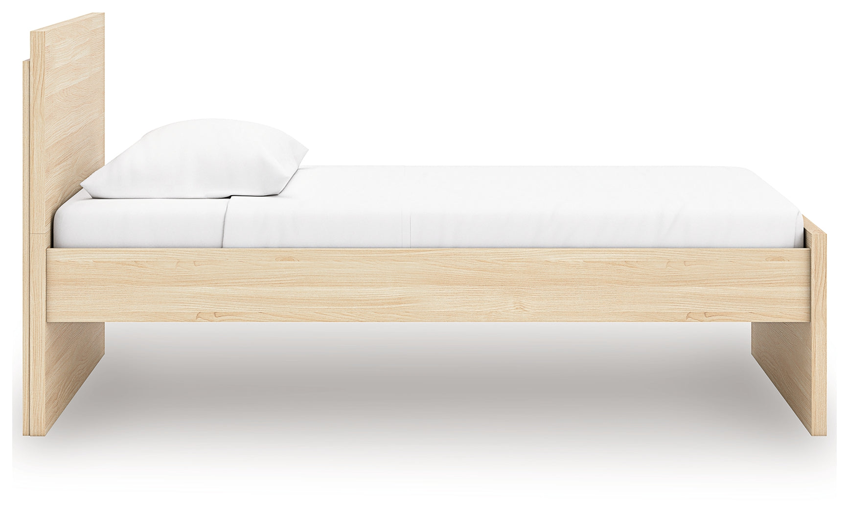 Onita Natural Twin Panel Platform Bed