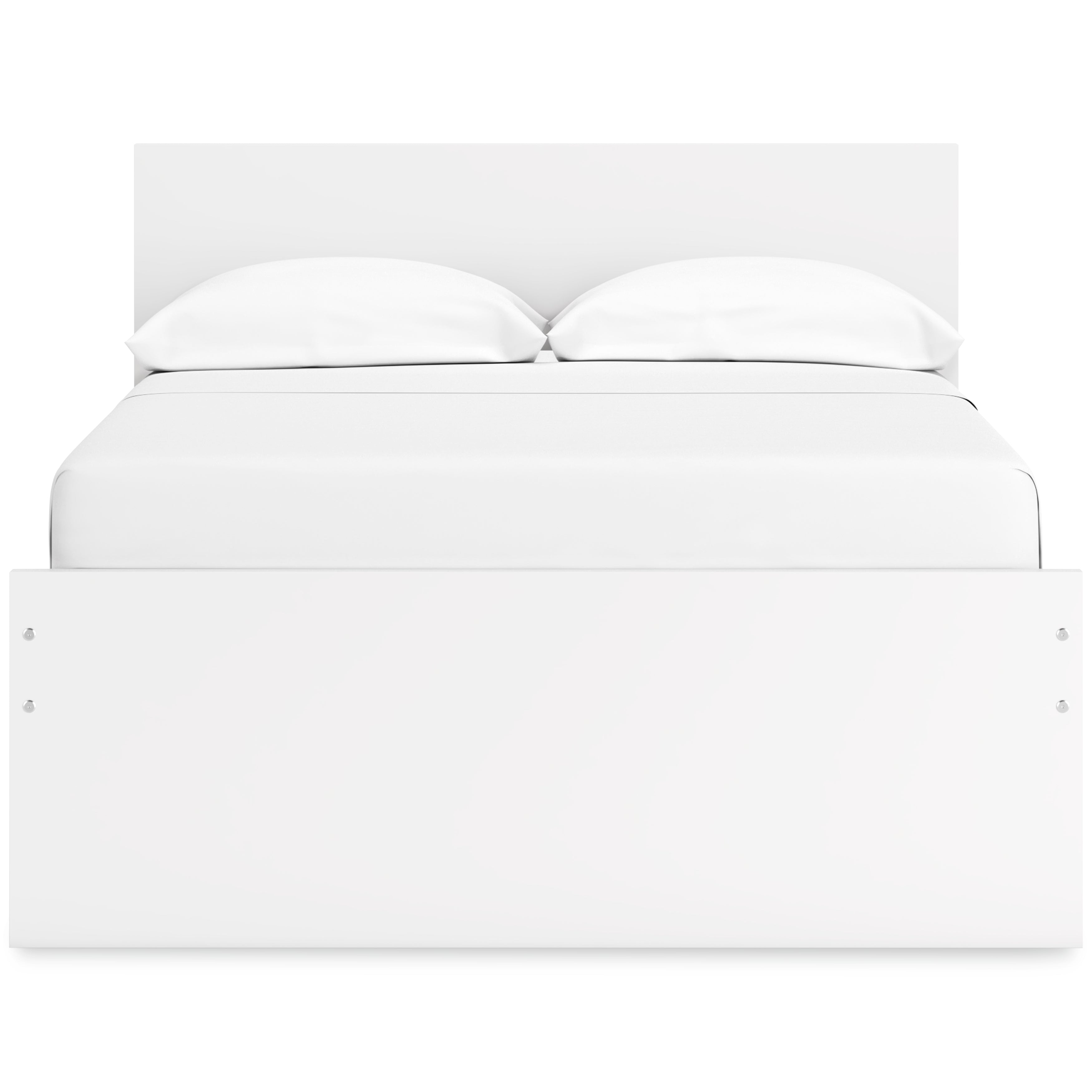 Onita White Full Panel Platform Youth Bed