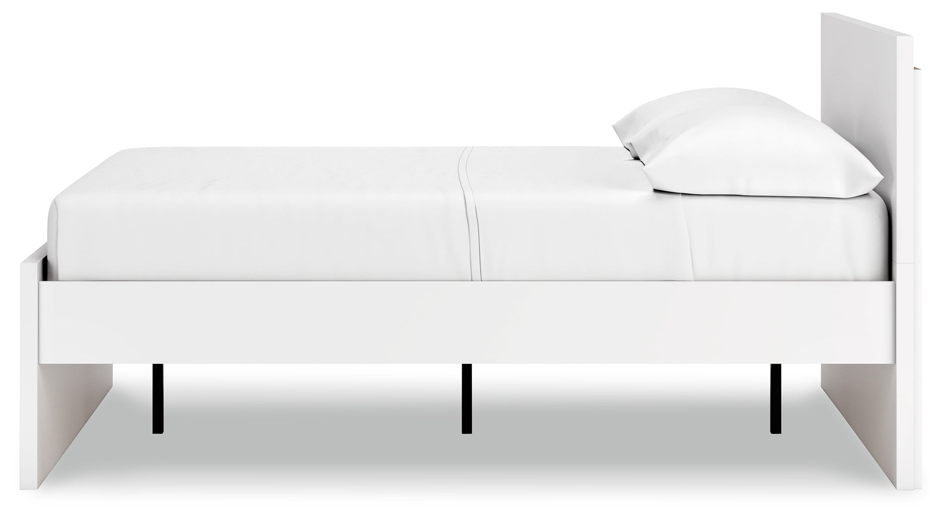 Onita White Full Panel Platform Youth Bed