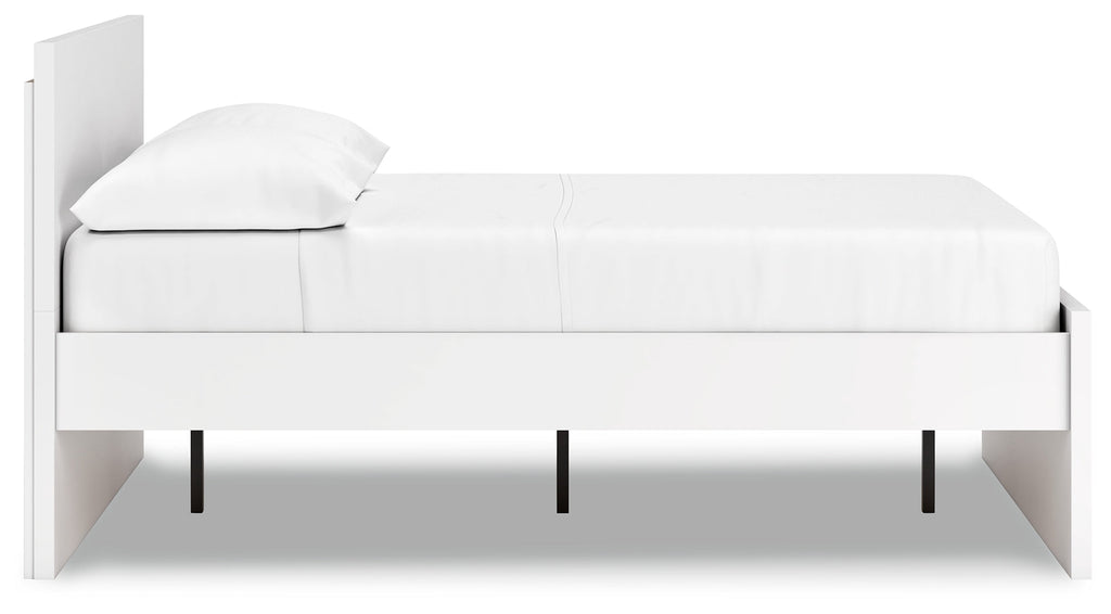 Onita White Full Panel Platform Youth Bed