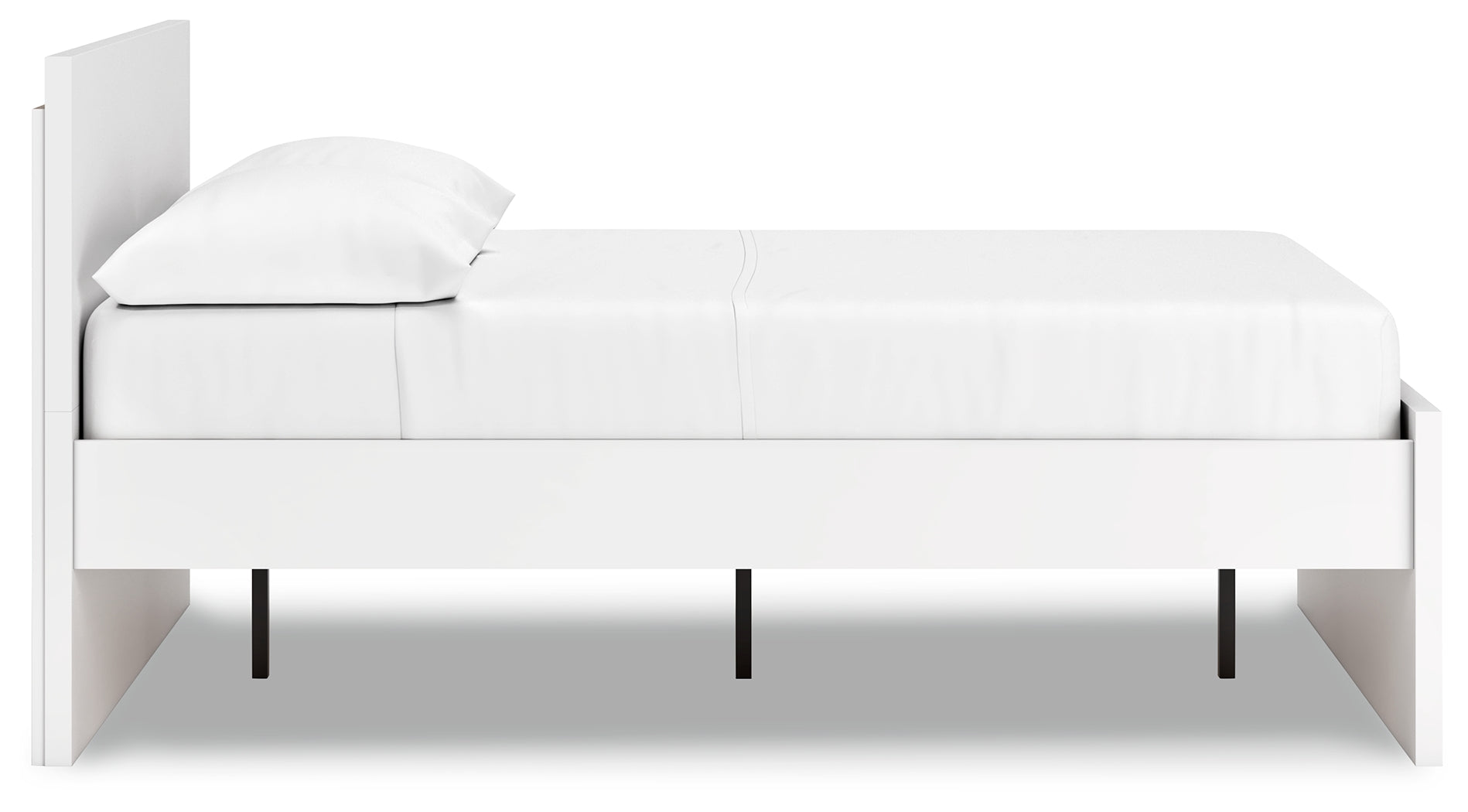 Onita White Full Panel Platform Youth Bed