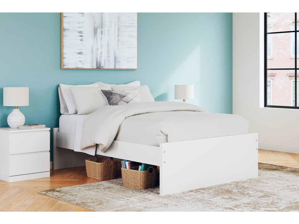 Onita White Full Platform Youth Bed