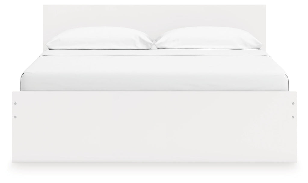 Onita White King Panel Platform Bed