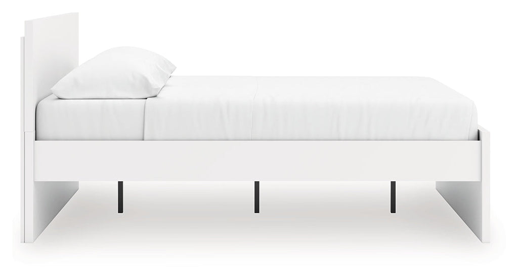 Onita White King Panel Platform Bed