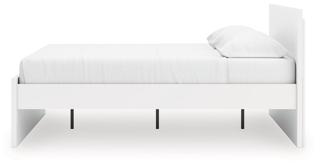 Onita White King Panel Platform Bed