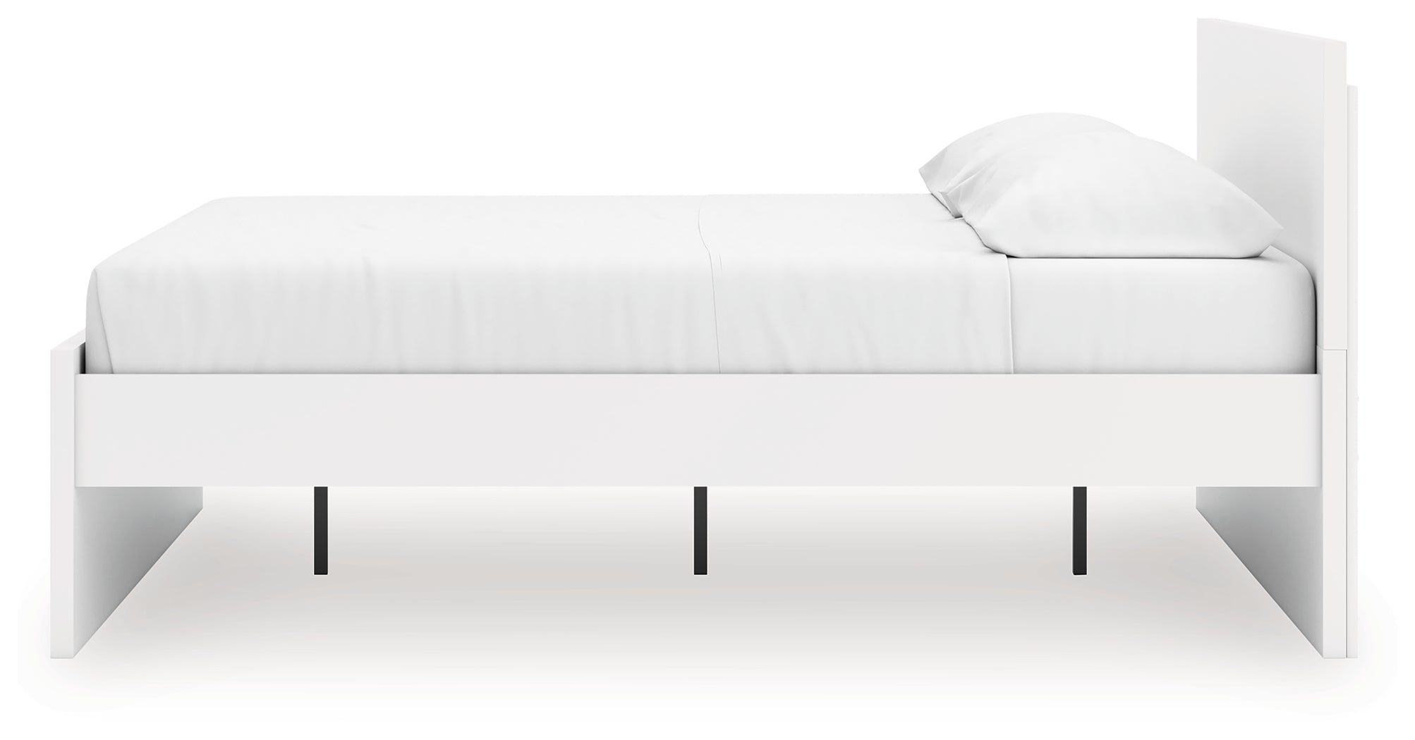 Onita White King Panel Platform Bed