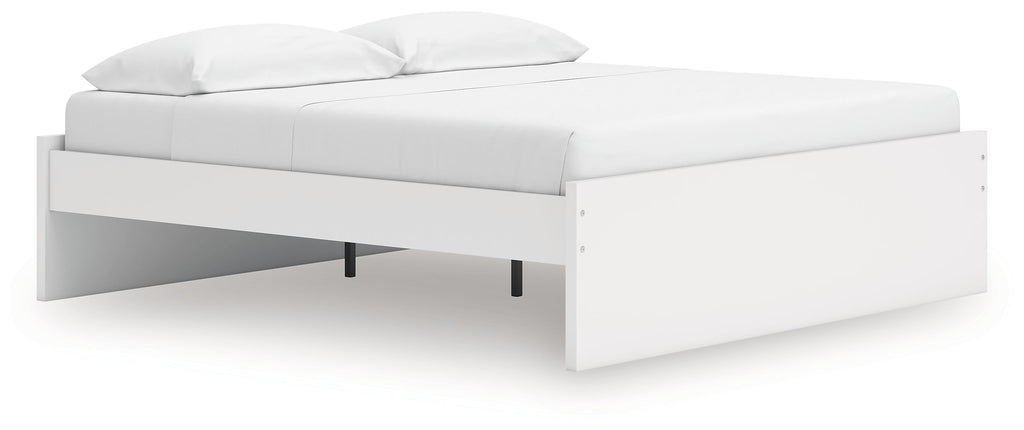 Onita White King Platform Bed