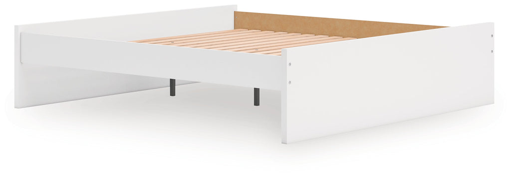 Onita White King Platform Bed