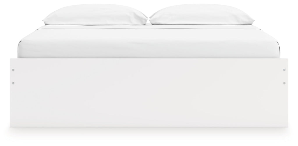 Onita White King Platform Bed