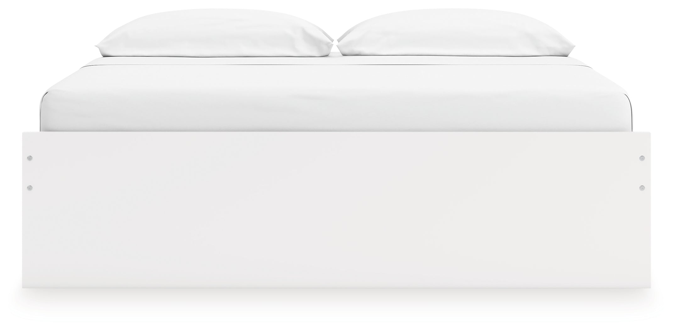 Onita White King Platform Bed