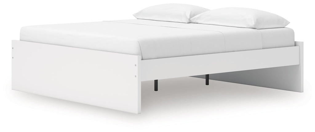 Onita White King Platform Bed