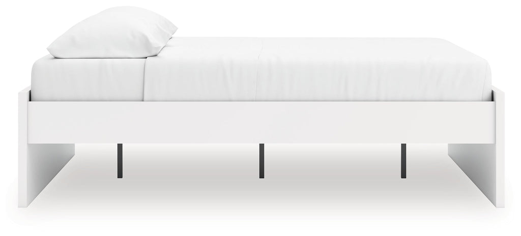 Onita White King Platform Bed