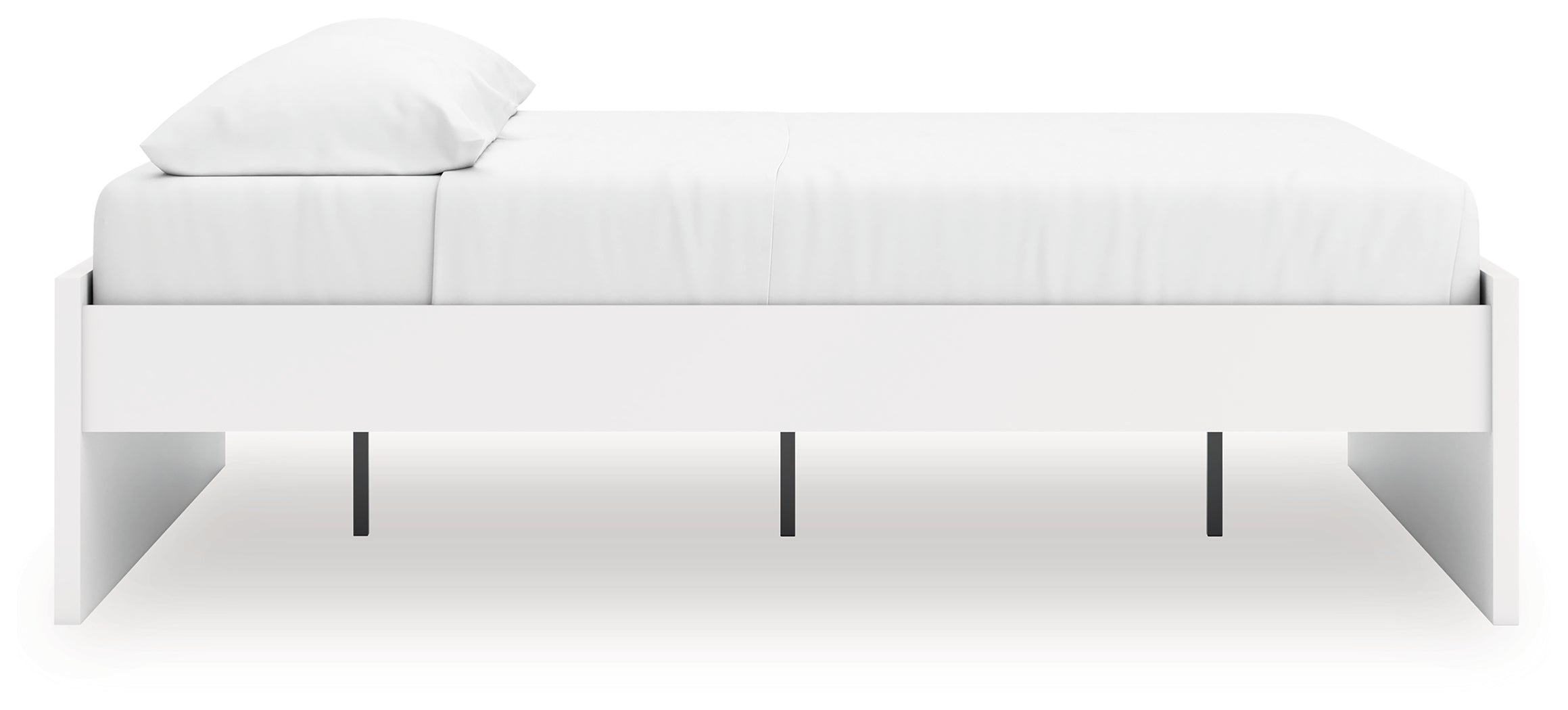 Onita White King Platform Bed