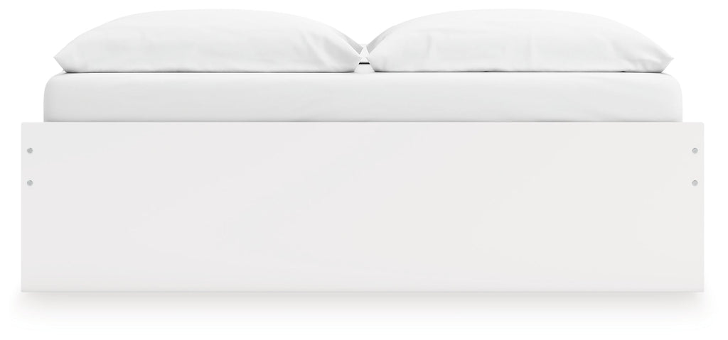 Onita White King Platform Bed
