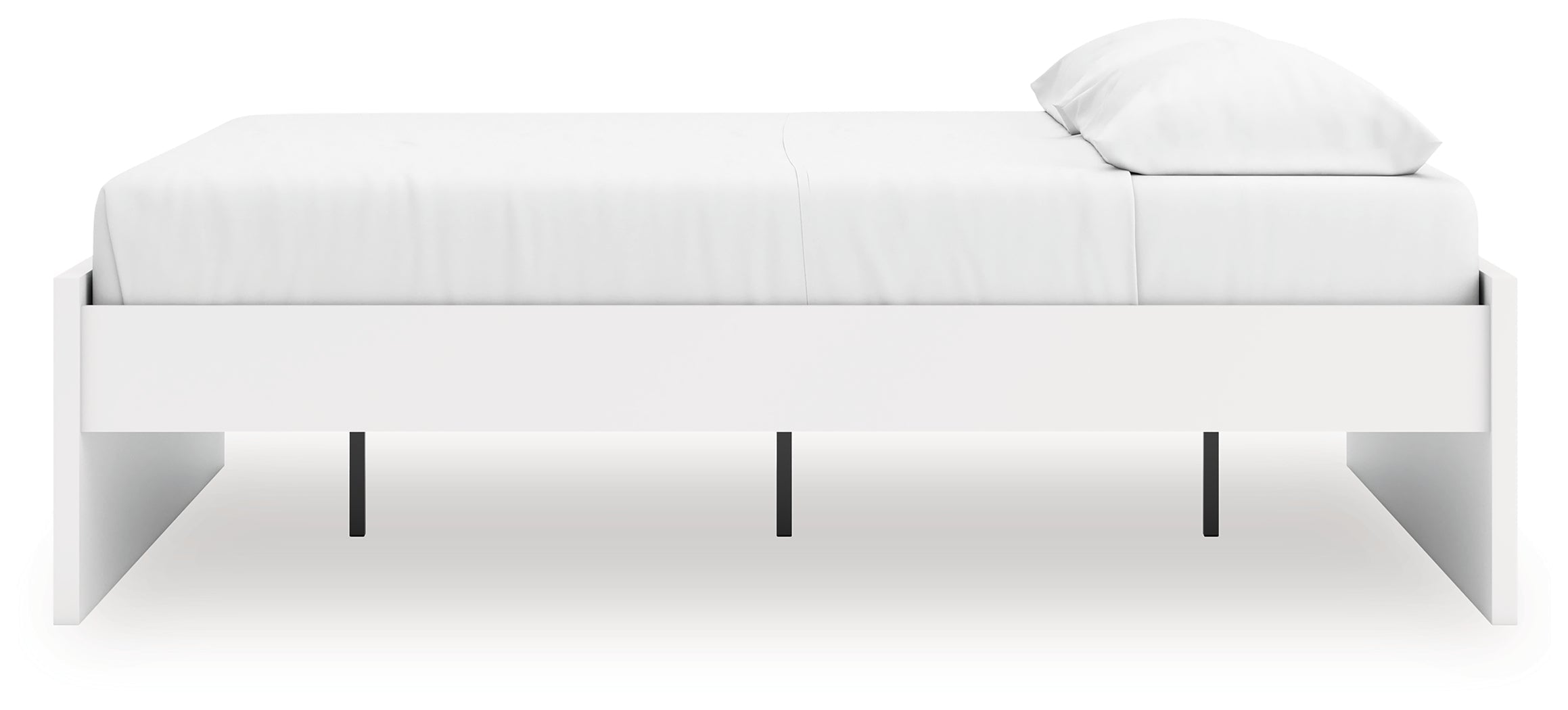 Onita White King Platform Bed