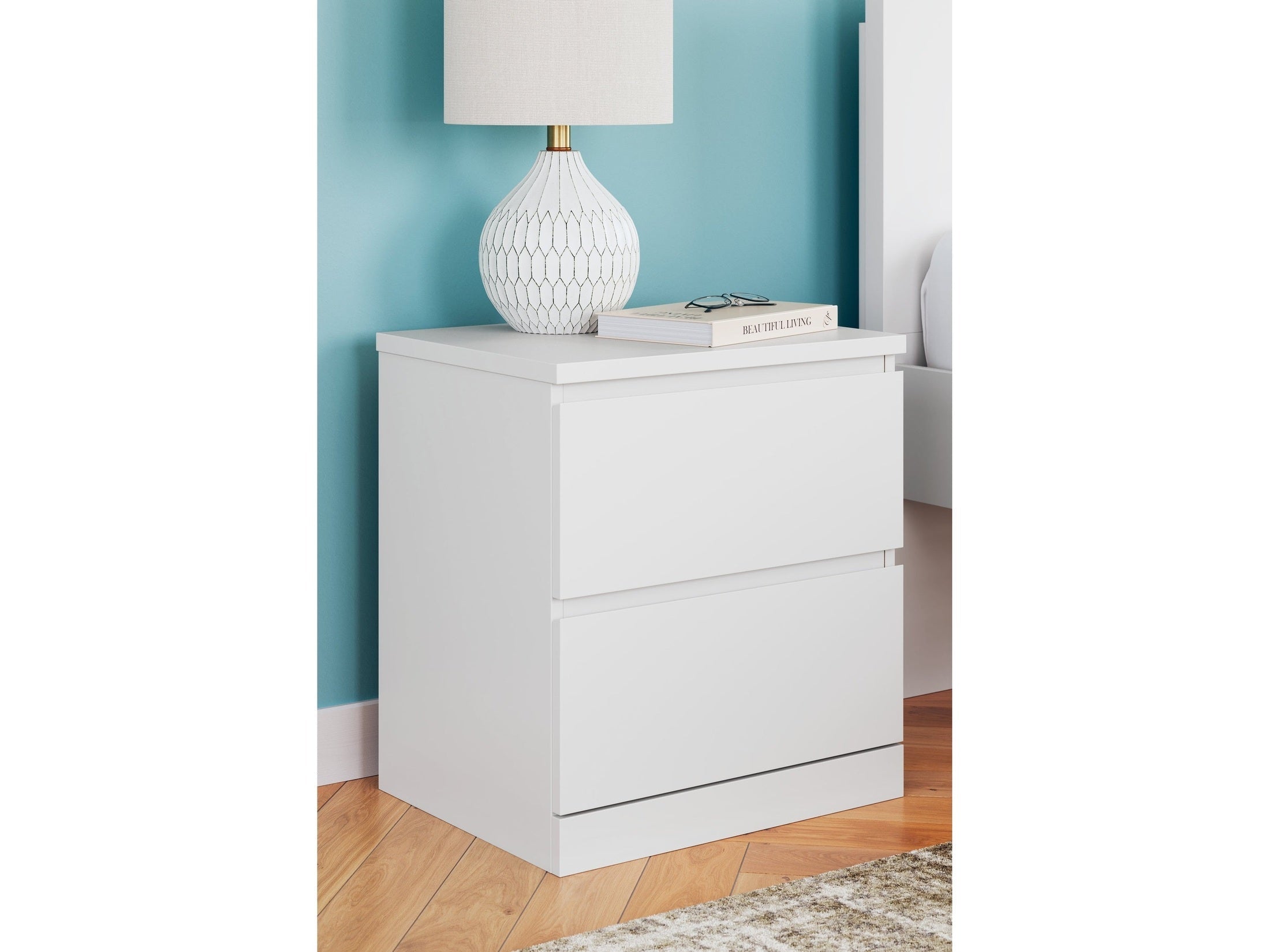Onita White Nightstand