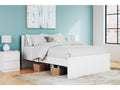 Onita White Queen Panel Platform Bed