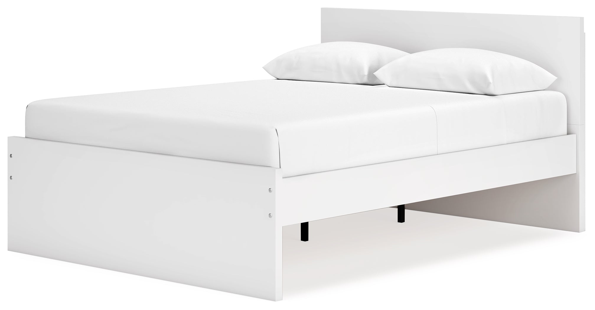Onita White Queen Panel Platform Bed
