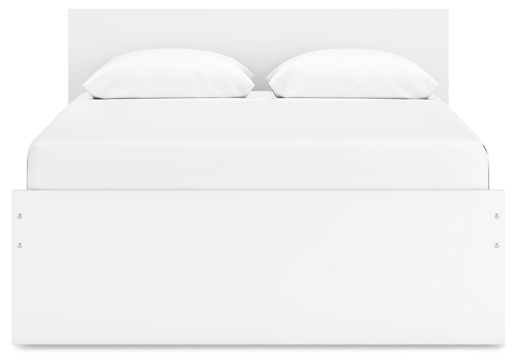 Onita White Queen Panel Platform Bed